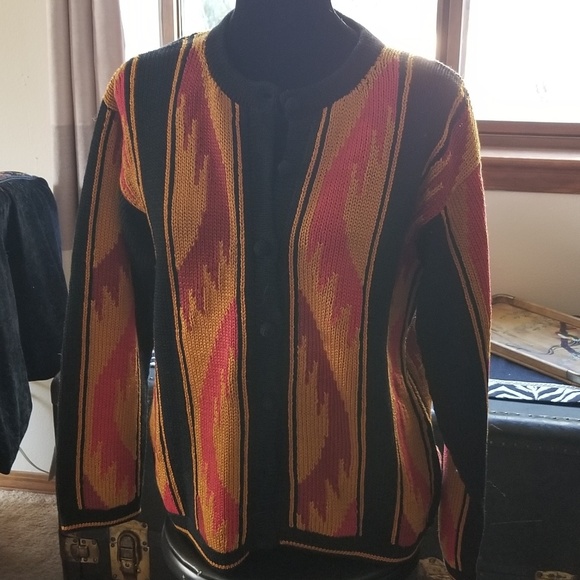 Sweaters - Handmade Peruvian cardigan sweater